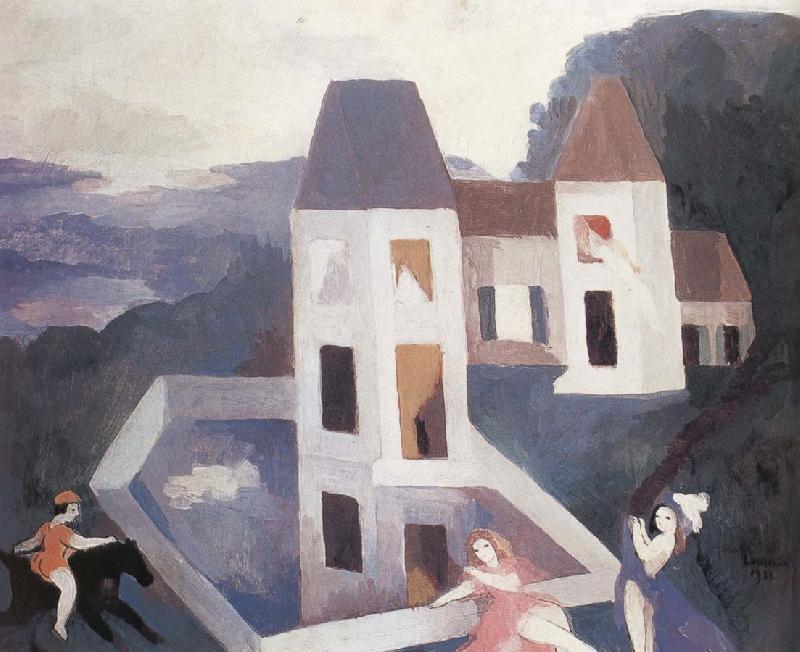 Marie Laurencin Castle  in the dark